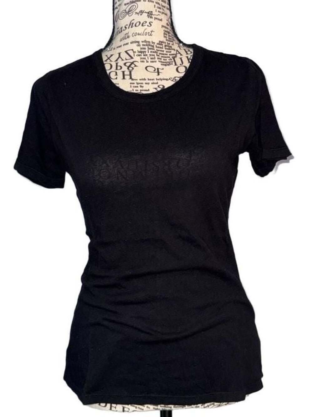 Chaser Womenβs XS Black Short Sleeve Crewneck Tee NWT